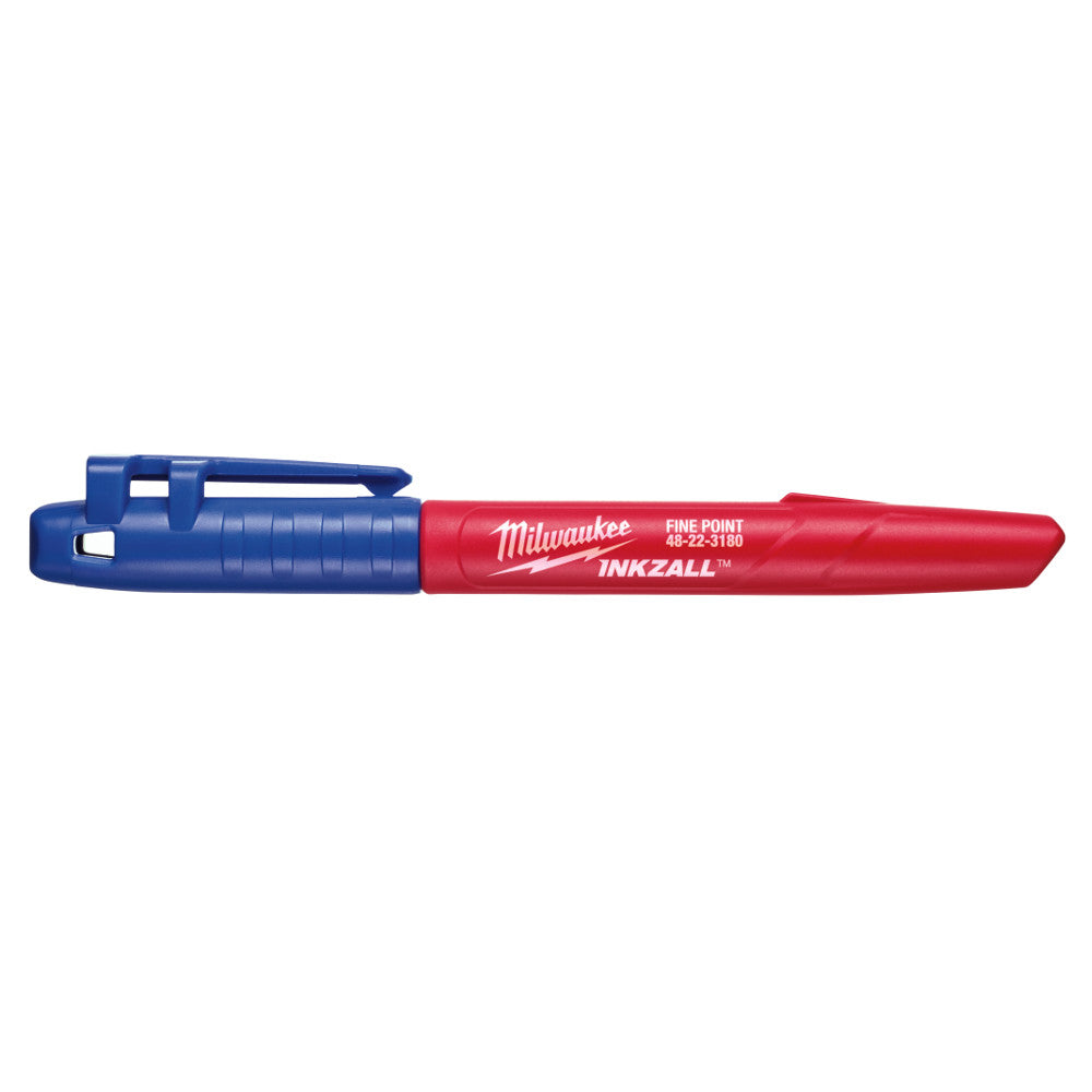 Milwaukee Electric (36) Blue Fine Point Markers - MLW-48-22-3180 | MFVCanada.com