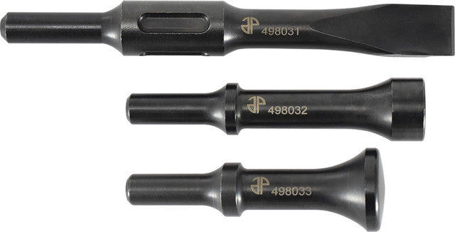 ASTRO PNEUMATIC - 3-Pc .498 Shank Chisel & Hammer Bit Set - AST-49803 | MFVCanada.com