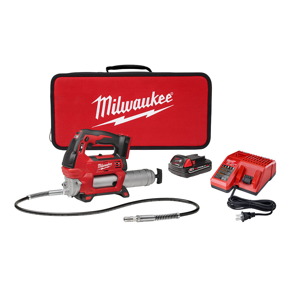 Milwaukee Electric M18 2-Spd Grease Gun 1Ct Kit - MLW-2646-21CT | MFVCanada.com