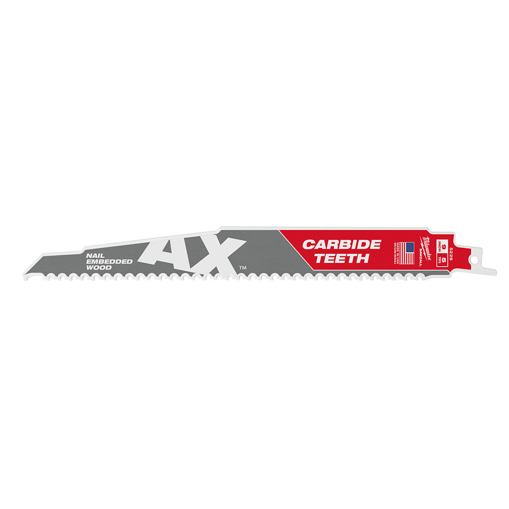 Milwaukee Electric 9" C. Ax Sawzall Blade 25Pk - MLW-48-00-8526 | MFVCanada.com