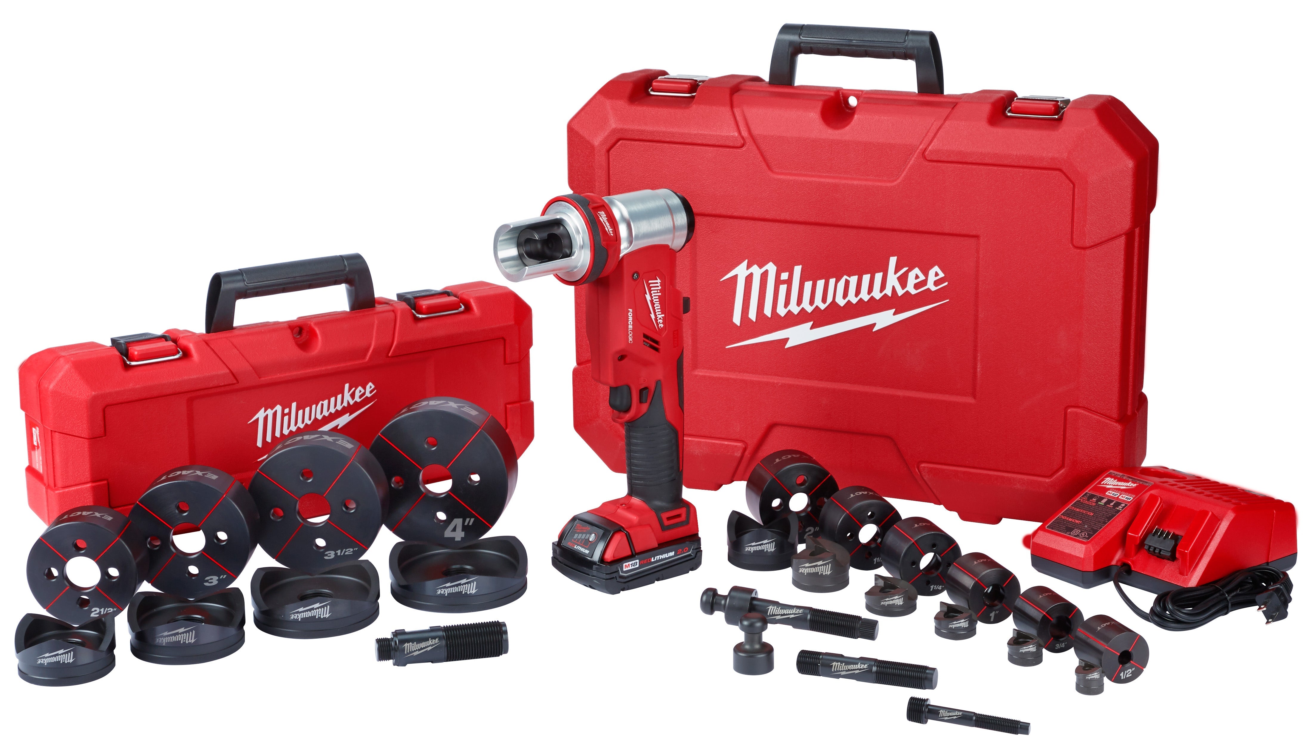 Milwaukee Electric M18 6T Ko Kit 1/2" - 4" - MLW-2677-23 | MFVCanada.com
