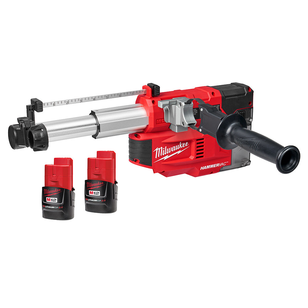 Milwaukee Electric M12 Universal Dust Extension Ractor Kit - MLW-2509-22 | MFVCanada.com