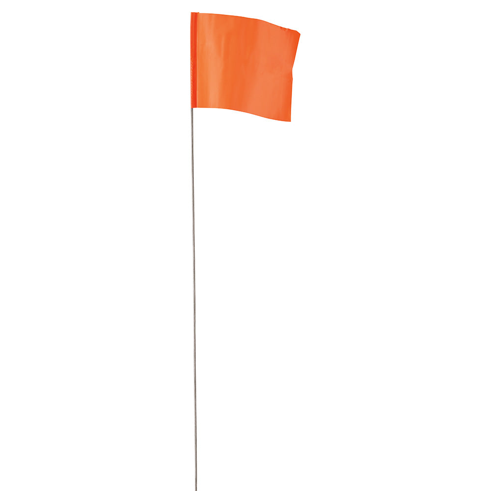 Milwaukee Electric (5) 100Pk Orng Stake Flags - MLW-78-002 | MFVCanada.com