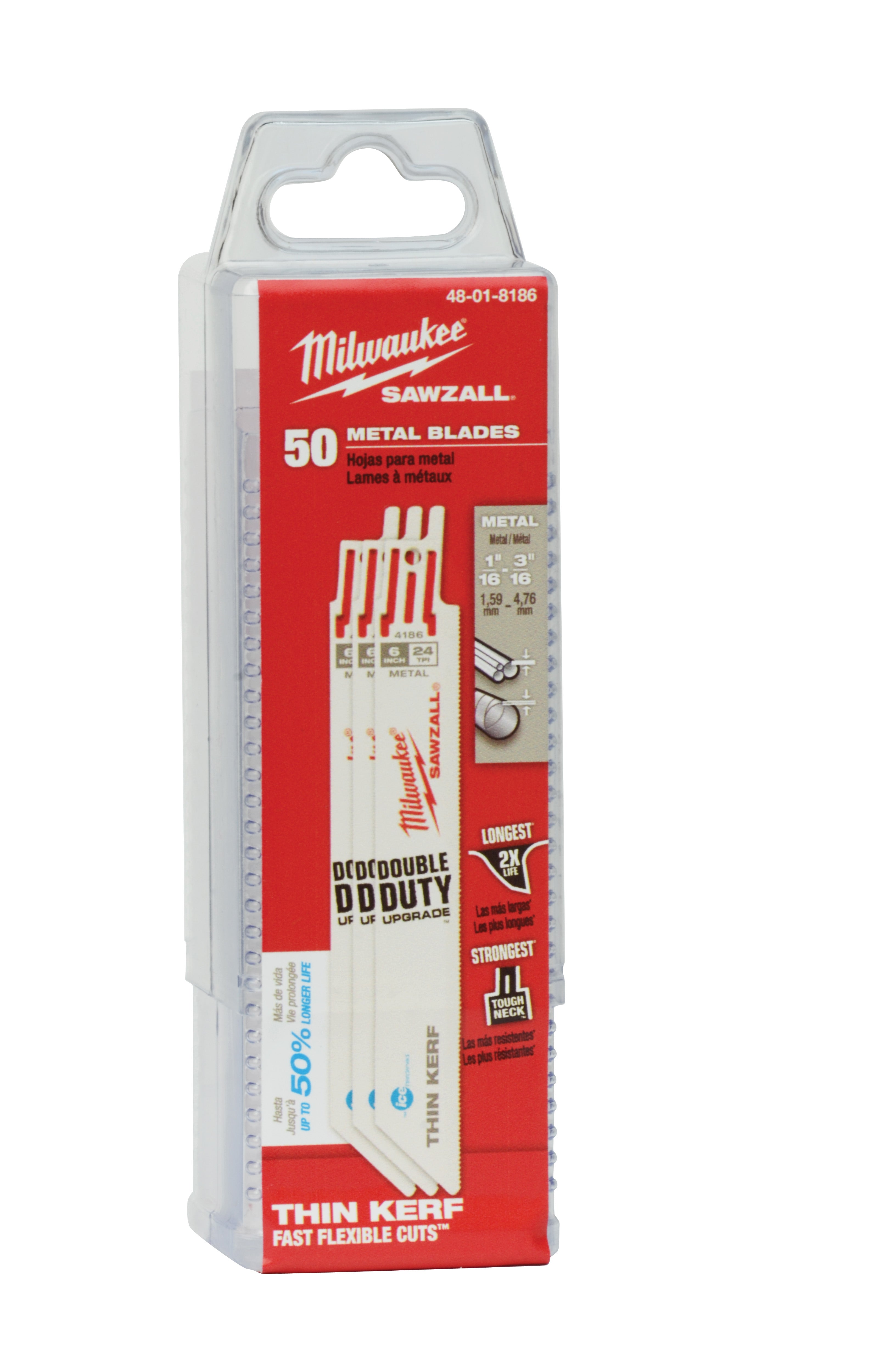 Milwaukee Electric Blade 24T 6L Ice Hard 50Pk - MLW-48-01-8186 | MFVCanada.com