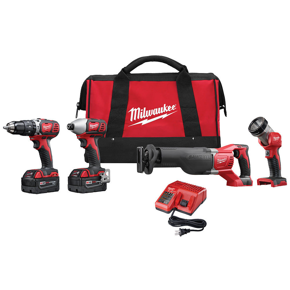 Milwaukee Electric M18 Comp Hd/Sawzall/Impact/Lt - MLW-2696-24 | MFVCanada.com