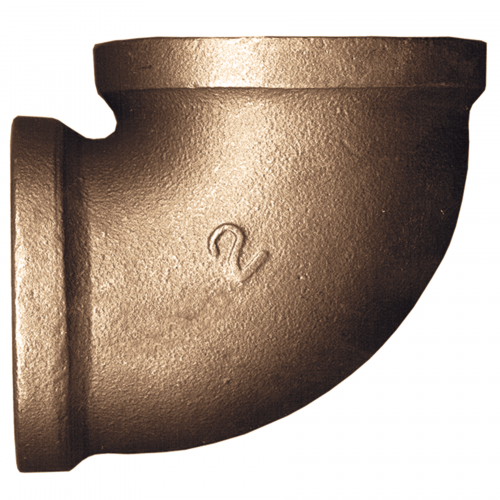 Fairview Cast Bronze 90 Elbow;1/2 FPT 100CA-D | RogueFuel.ca