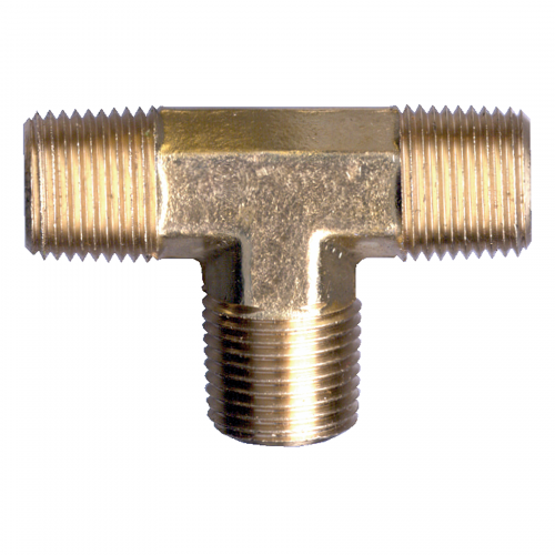 Fairview Brass Tee;1/4 MPT 101M-B | RogueFuel.ca