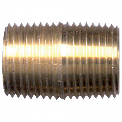 Fairview Close Nipple;1/8 MPT;Lead Free Brass LF-112-A | RogueFuel.ca