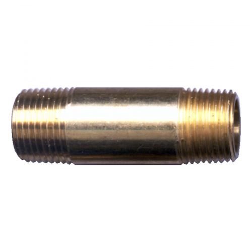 Fairview Pipe Nipple;1/2 MPTx3in;Lead Free Brass LF-113-D3 | RogueFuel.ca