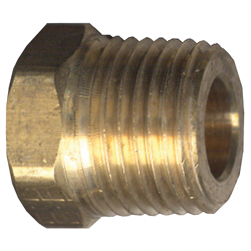 Fairview Solid Hex Head Plug;1/2 MPT;Lead Free Brass LF-121S-D | RogueFuel.ca
