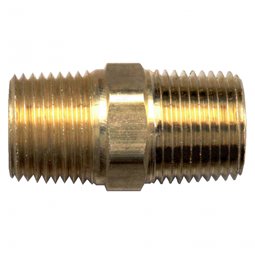 Fairview Reducing Nipple;1/4 MPTx1/8 MPT;Lead Free Brass LF-122-BA | RogueFuel.ca