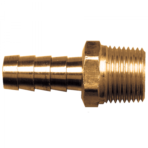 Fairview Hose Barb;1/2x1/2 MPT;Lead Free Brass LF-125-8D | RogueFuel.ca