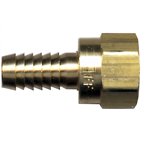 Fairview Brass 45 SAE Hose Barb;3/8x3/8 F.SAE 128-66 | RogueFuel.ca
