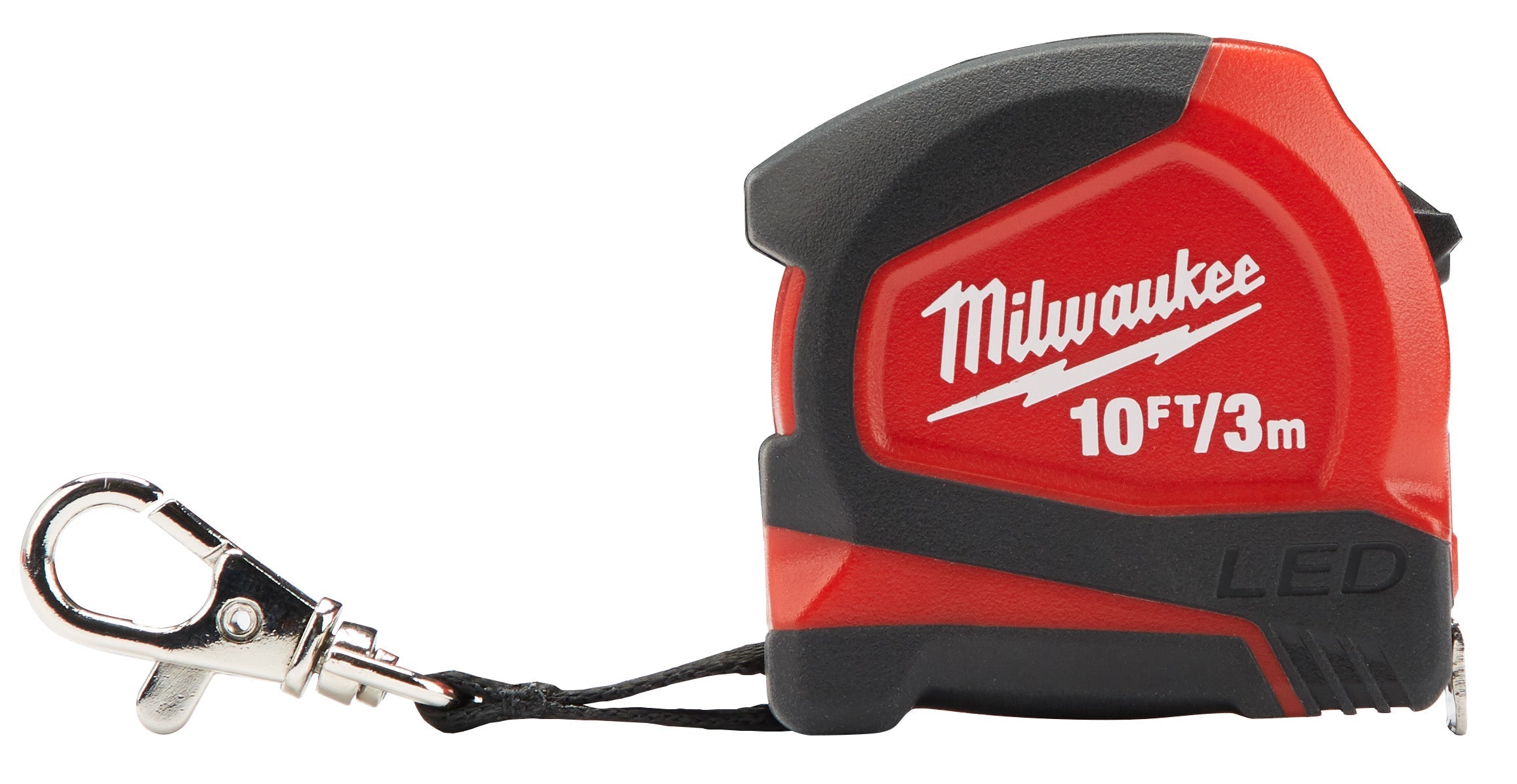 Milwaukee Electric 10Ft/3M Keychain Tape W/Led - MLW-48-22-6601 | MFVCanada.com