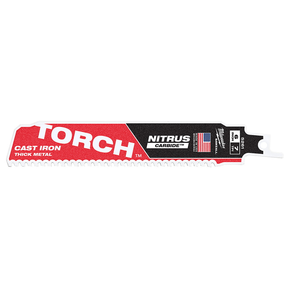 Milwaukee Electric 6" Torch W/Nitrus Carbide 1Pk - MLW-48-00-5261 | MFVCanada.com