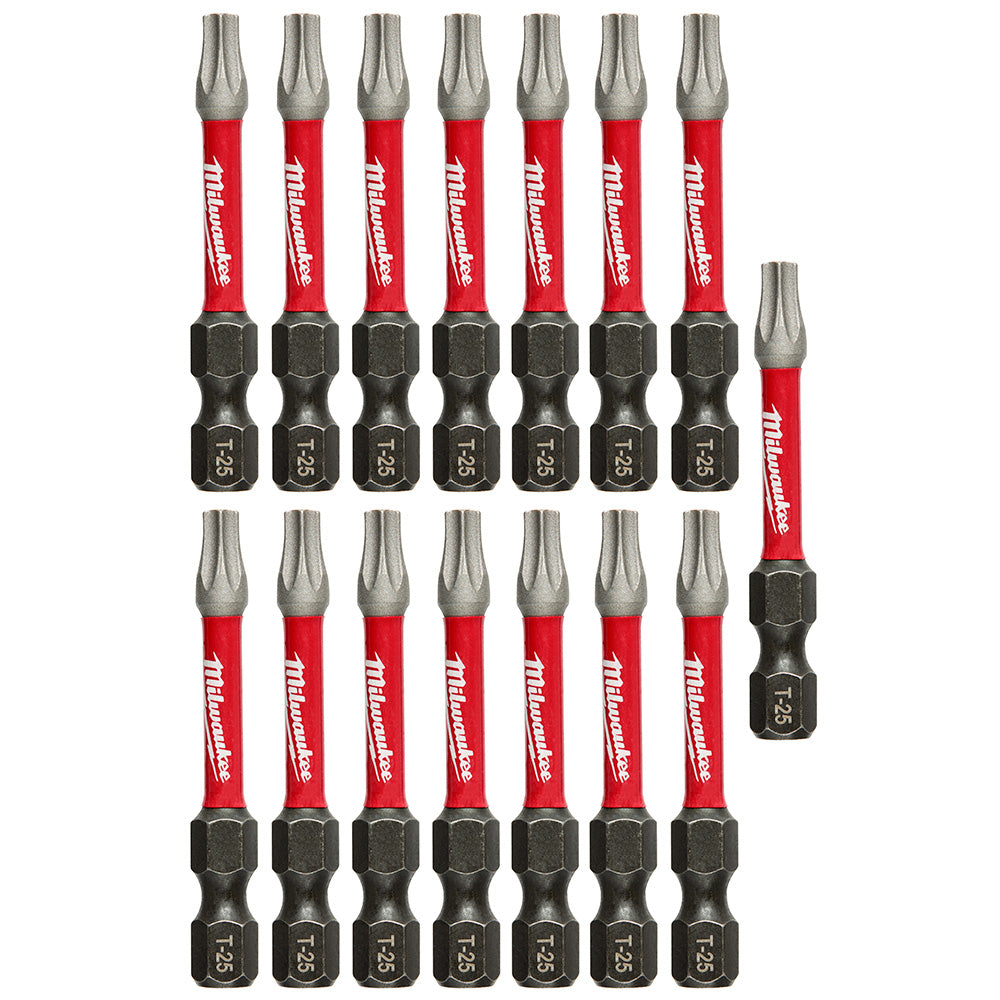 Milwaukee Electric 15Pk 2" Pwrench Bit T25 Tictac - MLW-48-32-5015 | MFVCanada.com