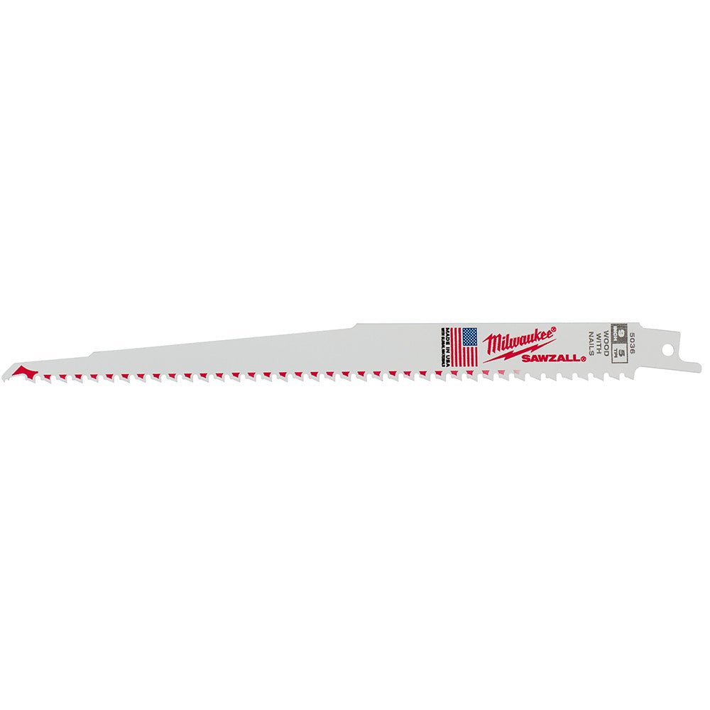 Milwaukee Electric Blade 5T 9L Thin Kerf Bulk 10 - MLW-48-01-2016 | MFVCanada.com