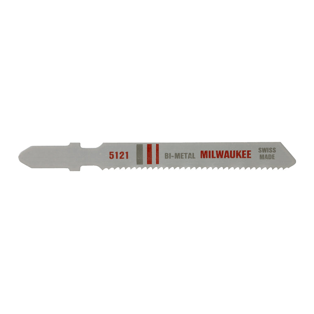 Milwaukee Electric Jig Saw Blade, 5-1/4" X 14 Tpi, Metal Cutting, Bi-Metal, T-Shank, Pack Of 5 - MLW-48-42-5192 | MFVCanada.com