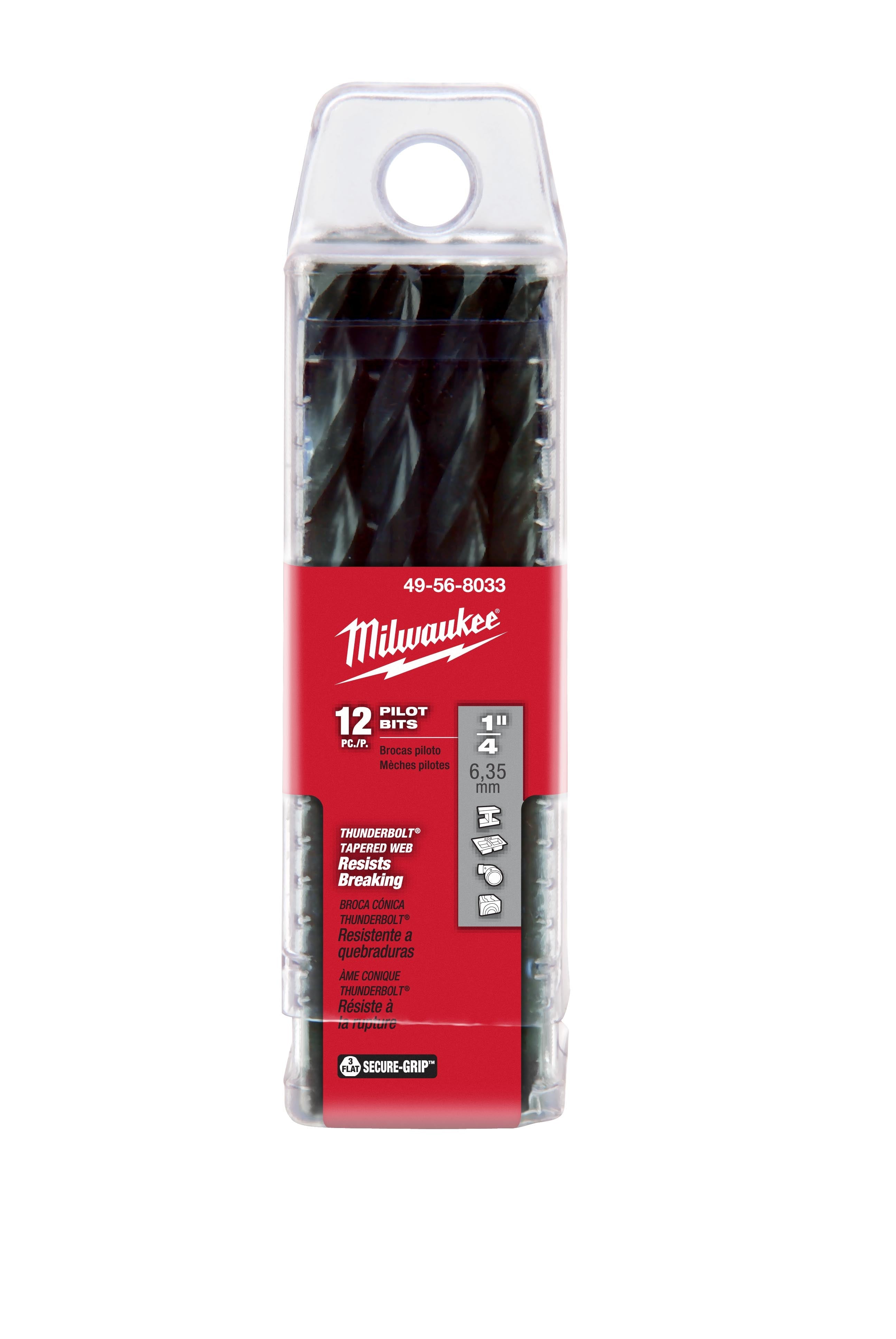 Milwaukee Electric 3.5In Hss Pilot Bit-Bulk 12 - MLW-49-56-8033 | MFVCanada.com