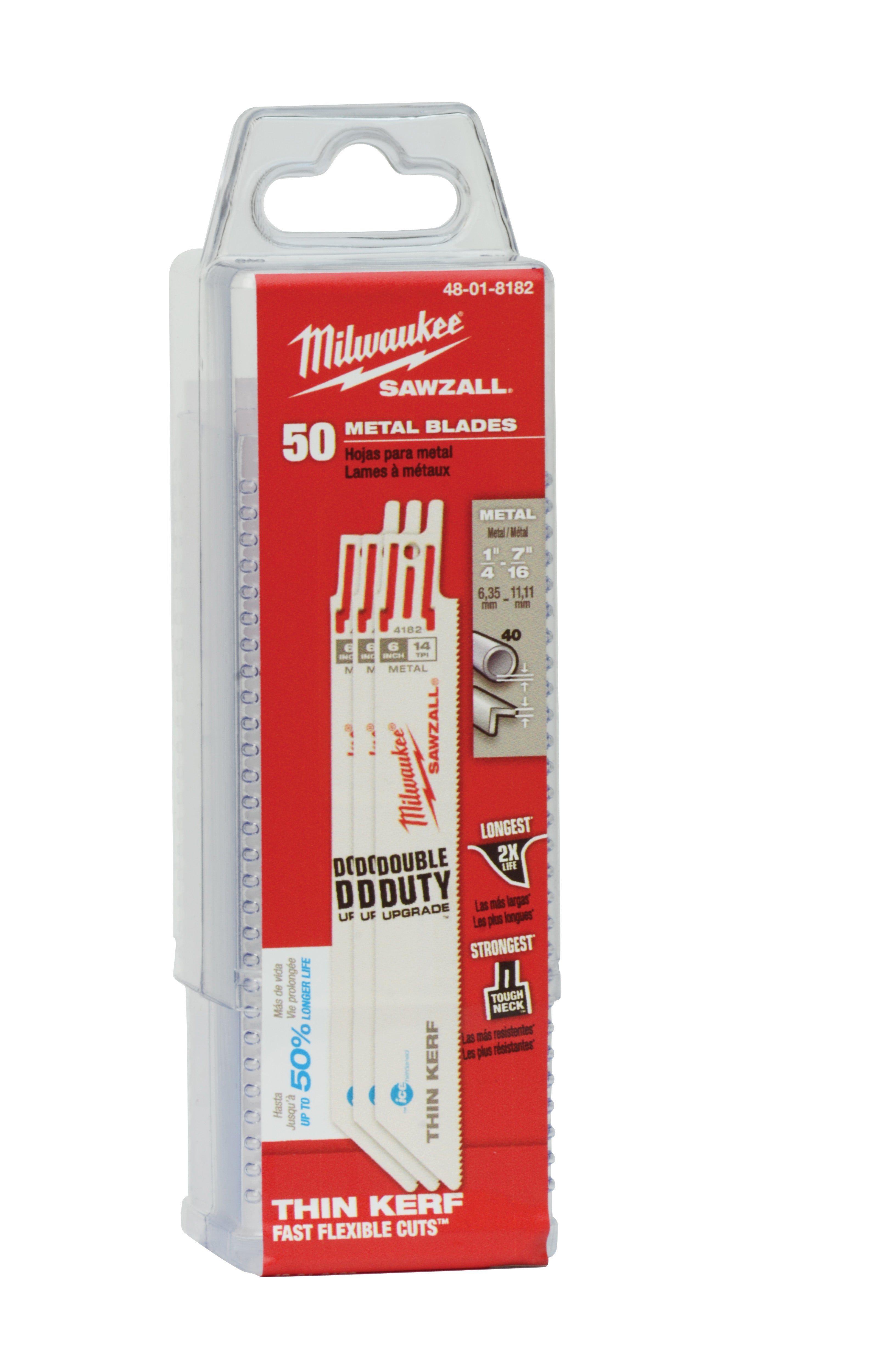 Milwaukee Electric Blade 14T 6L Ice Hard 50Pk - MLW-48-01-8182 | MFVCanada.com