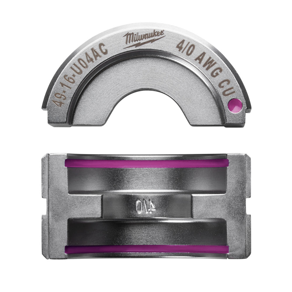 Milwaukee Electric 4/0 Copenper U Style Die - MLW-49-16-U04AC | MFVCanada.com