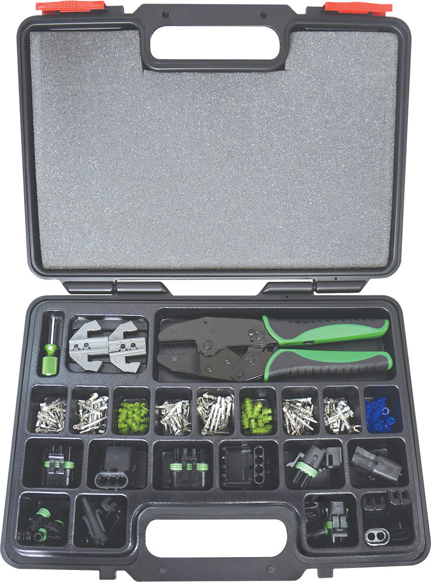 ASTRO PNEUMATIC - 220-Pc Weather Pack Interchan. Ratchet. Crimping Tool & Access. Set - AST-9478 | MFVCanada.com