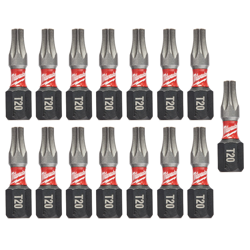 Milwaukee Electric 15Pk Insert Bit T20 Tictac - MLW-48-32-5011 | MFVCanada.com