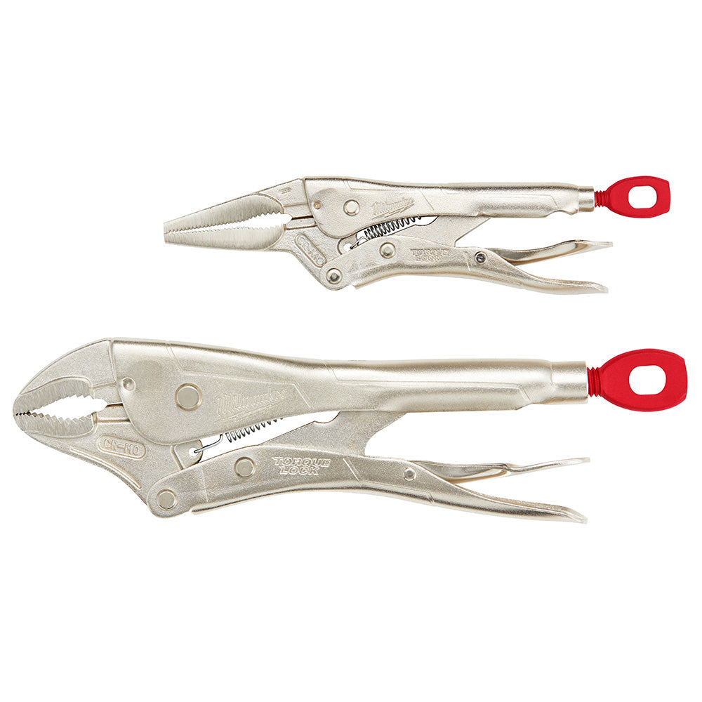 Milwaukee Electric Chrome Locking Pliers 2Pk - MLW-48-22-3602 | MFVCanada.com