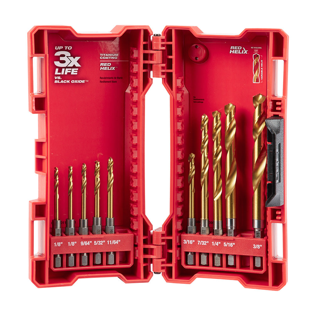Milwaukee Electric Shockwave 10Pc Tin Kit - MLW-48-89-4633 | MFVCanada.com