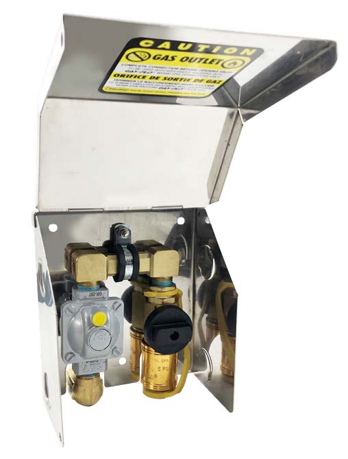 Fairview 2LB LPG Outlet;1/2BVQD;SS Cover NGO-4-2LBLP | RogueFuel.ca