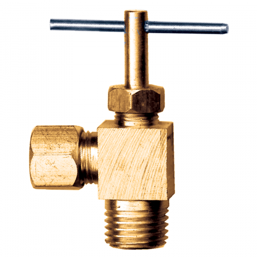 Fairview Compression Needle Valve 90Elb;3/8x1/4 MPT 3069-6B | RogueFuel.ca