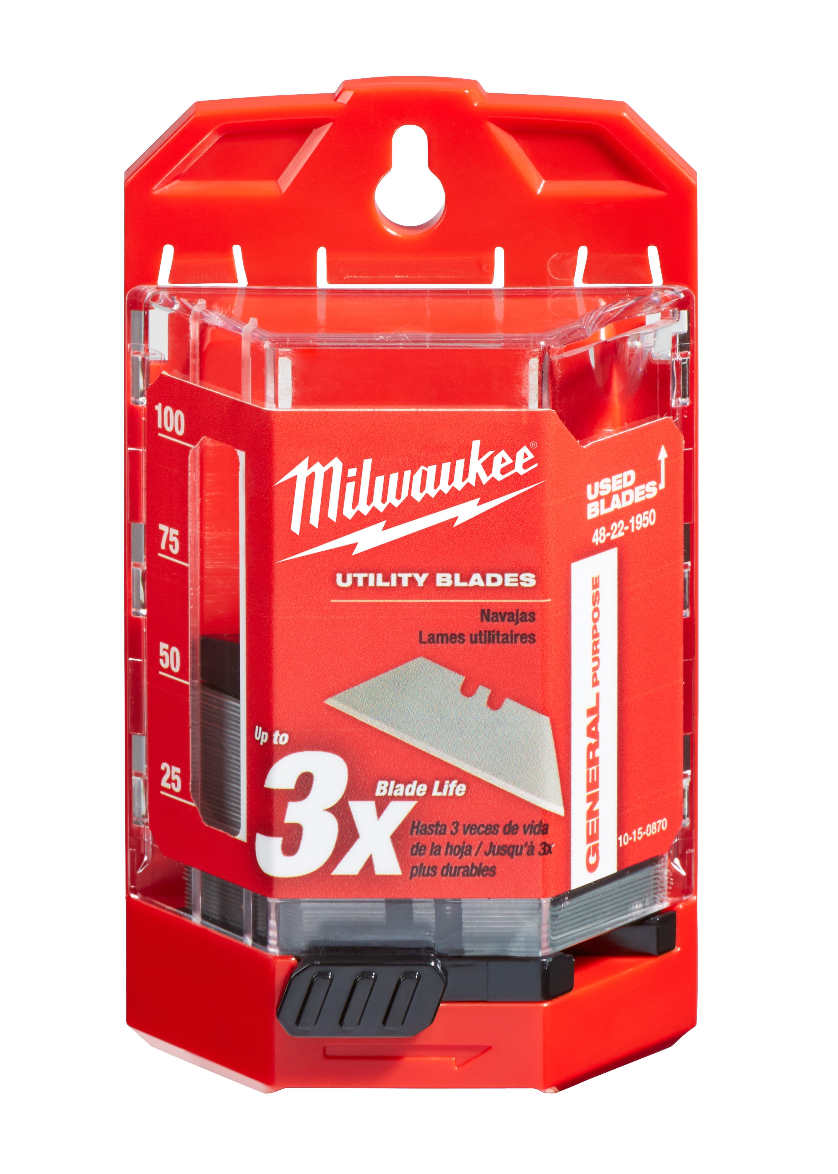Milwaukee Electric 50Pc General Purpose Utility Blades - MLW-48-22-1950 | MFVCanada.com