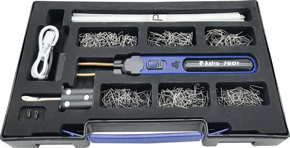 ASTRO PNEUMATIC - Cordless Recharegeble Hot Staple & Plastic Welding Repair Kit - AST-7601 | MFVCanada.com