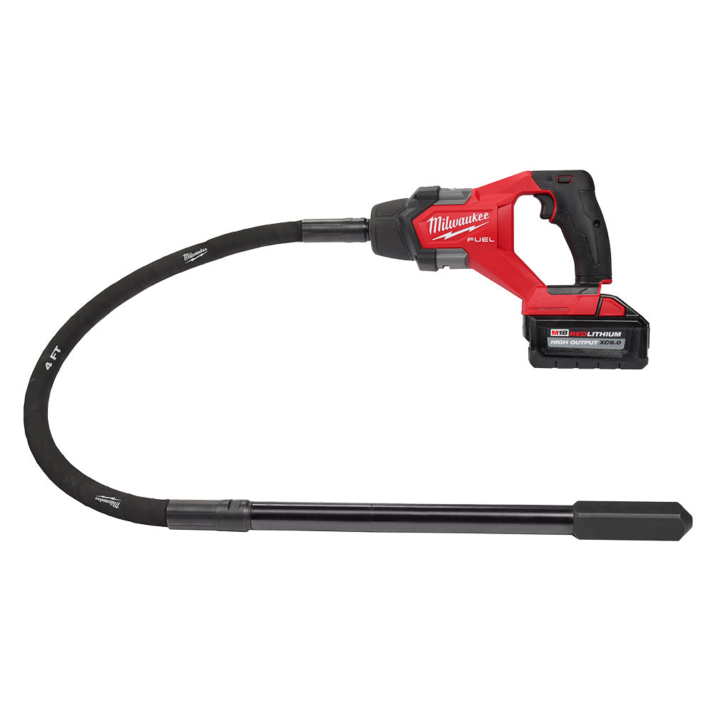 Milwaukee Electric M18 Fuel 4' Concrete Pencil Vibrator - MLW-2910-21 | MFVCanada.com