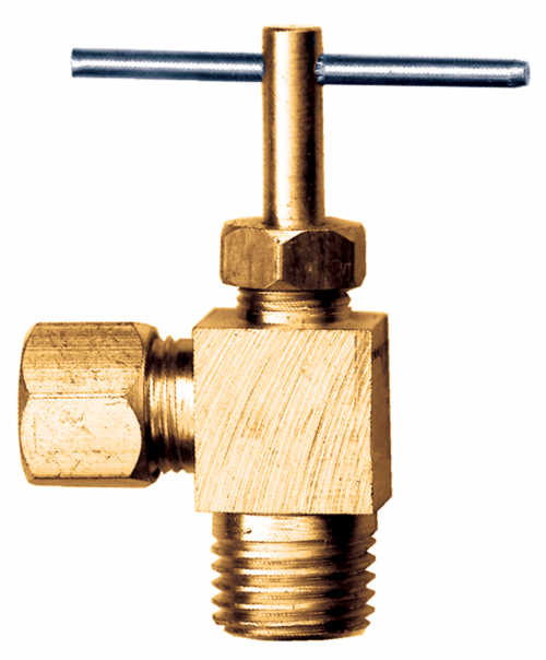 Fairview PolyComp Ndl Valve 90Elb;1/4x1/8MPT 3469-4A | RogueFuel.ca
