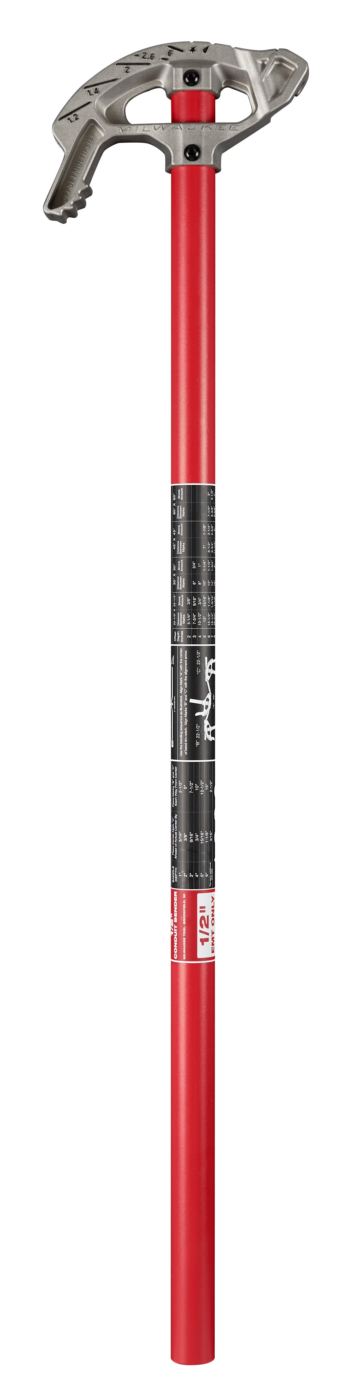 Milwaukee Electric 1/2" Al Conduit Bender - MLW-48-22-4070 | MFVCanada.com