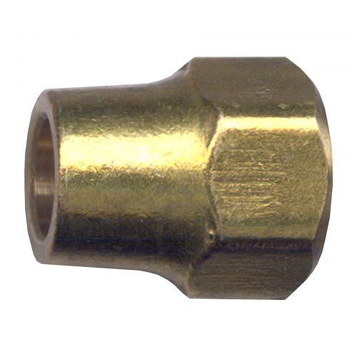 Fairview Brass Forged Nut Long;1/4 F.SAE 39-4 | RogueFuel.ca