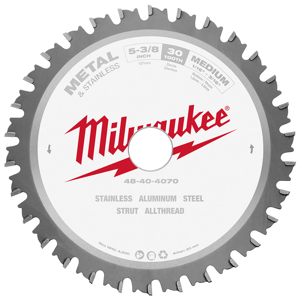 Milwaukee Electric 5-3/8" 30T Metal Csb, 20 m - MLW-48-40-4070 | MFVCanada.com