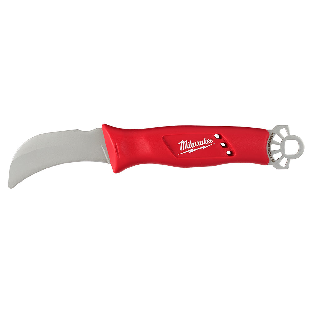 Milwaukee Electric Fixed Hawkbill Knife W/Ring - MLW-48-22-1924 | MFVCanada.com