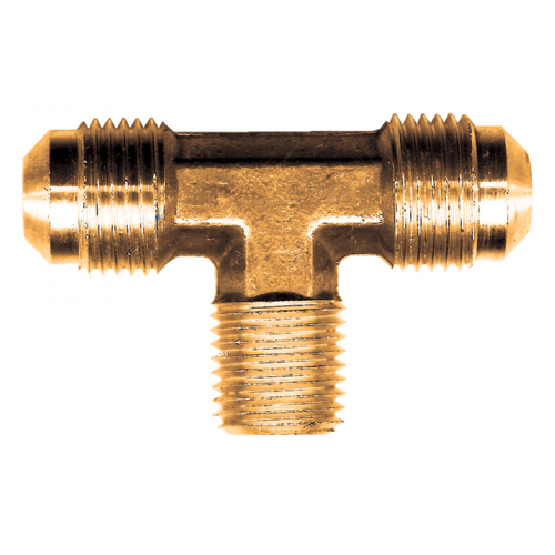 Fairview Brass Tee;1/2M.SAEx3/8MPT 45-8C | RogueFuel.ca