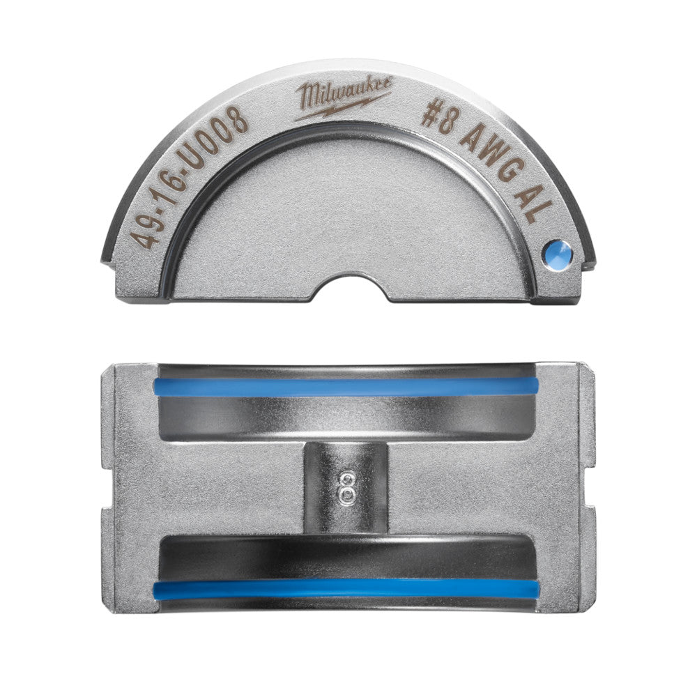 Milwaukee Electric #8 Aluminum U Style Die - MLW-49-16-U008 | MFVCanada.com