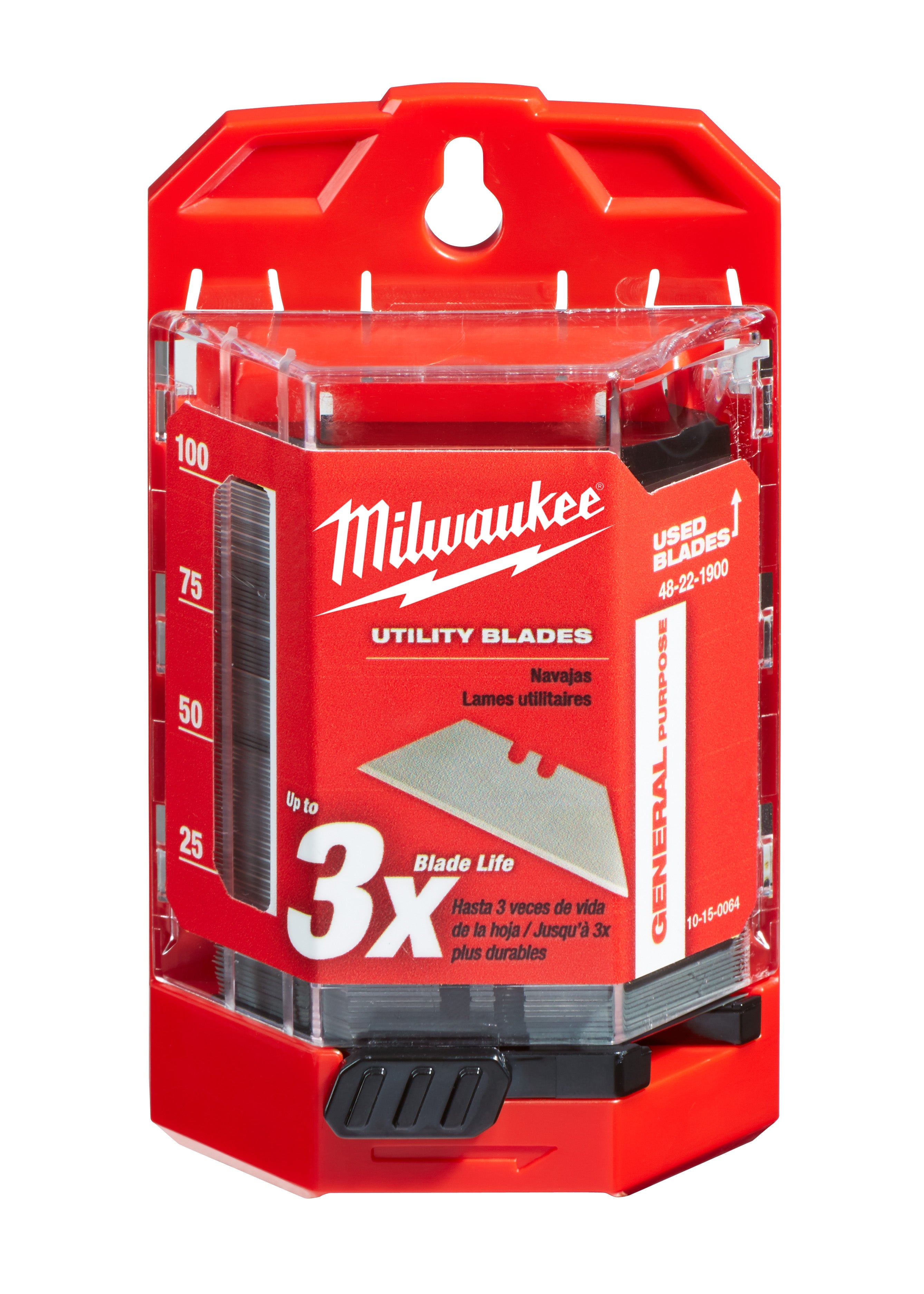 Milwaukee Electric 100Pc General Purpose Utility Blade - MLW-48-22-1900 | MFVCanada.com