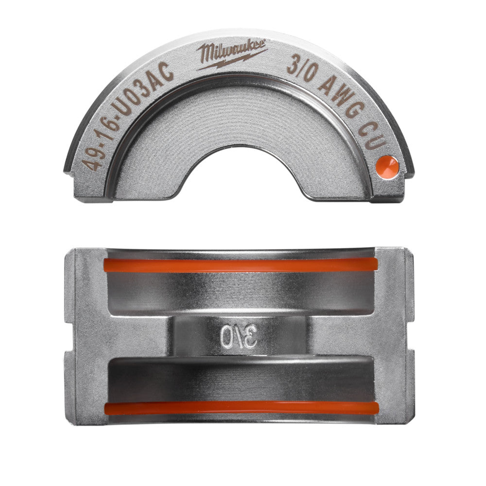 Milwaukee Electric 3/0 Copenper U Style Die - MLW-49-16-U03AC | MFVCanada.com