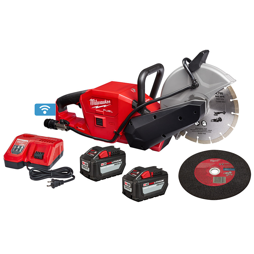 Milwaukee Electric M18 Fuel 9" Cut-Off Saw 2-Bat Kit - MLW-2786-22HD | MFVCanada.com