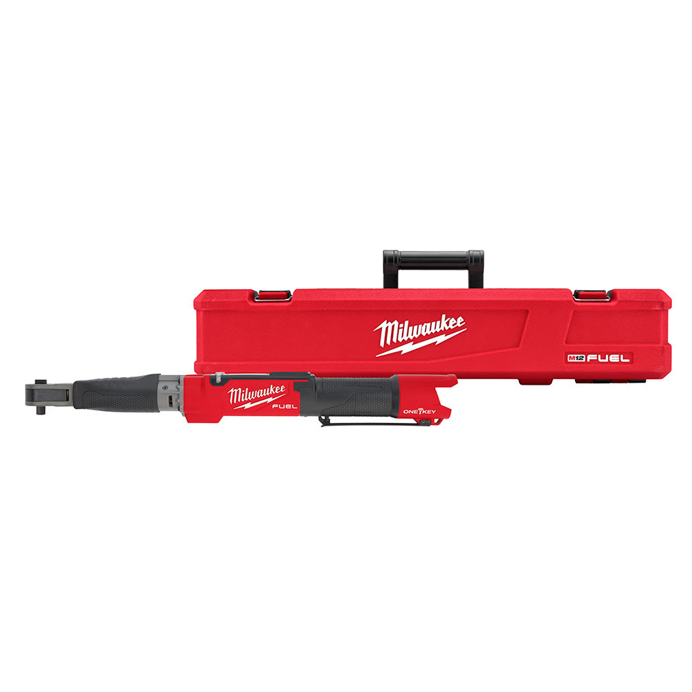 Milwaukee Electric M12 Fuel 3/8" Digital Torque Wrench With One-Key (Bare Tool), 10-100 Ft-Lbs, 0-100 Rpm - MLW-2465-20 | MFVCanada.com