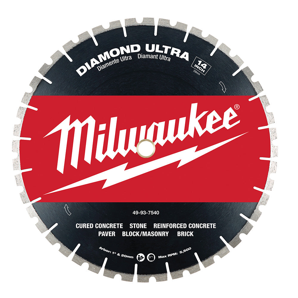 Milwaukee Electric 14" Diam Ultra Segmented - MLW-49-93-7540 | MFVCanada.com