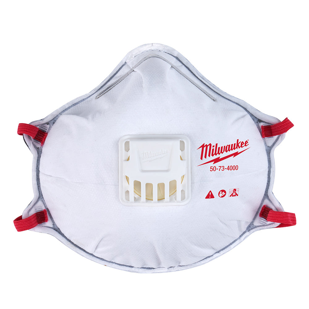 Milwaukee Electric (12) Disp N95 Respirator W/Gasket - MLW-48-73-4001 | MFVCanada.com
