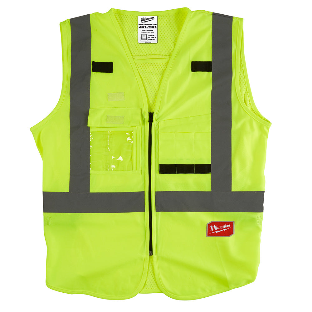 Milwaukee Electric (12) Hi-Vis Vest-Yellow-4X/5X (Csa) - MLW-48-73-5064 | MFVCanada.com