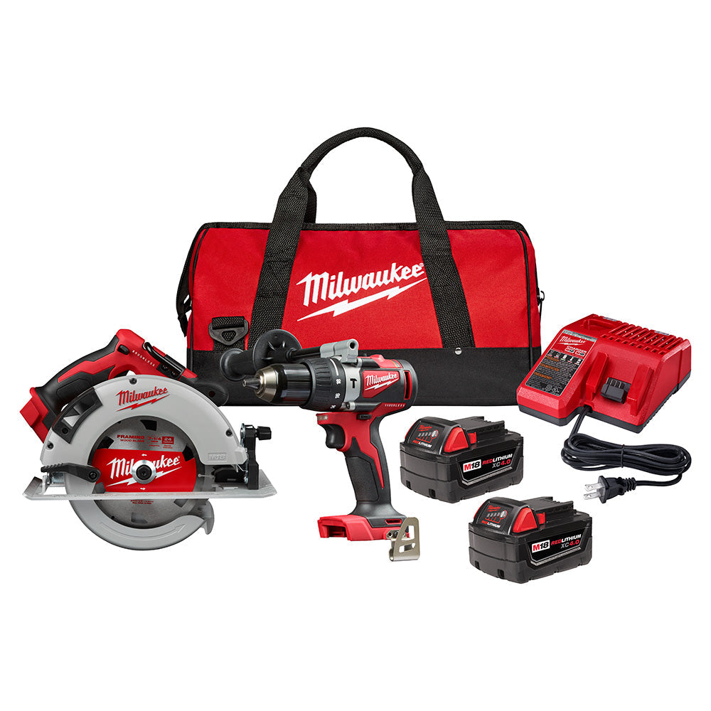 Milwaukee Electric M18 Brushless 2 Pc Combo Kit - MLW-2992-22 | MFVCanada.com