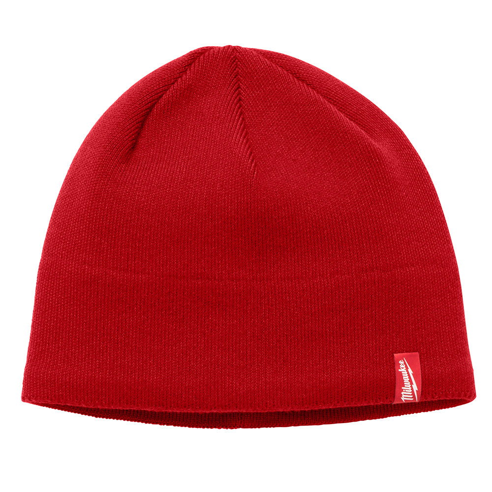 Milwaukee Electric Fleece Lined Beanie - Red - MLW-502R | MFVCanada.com